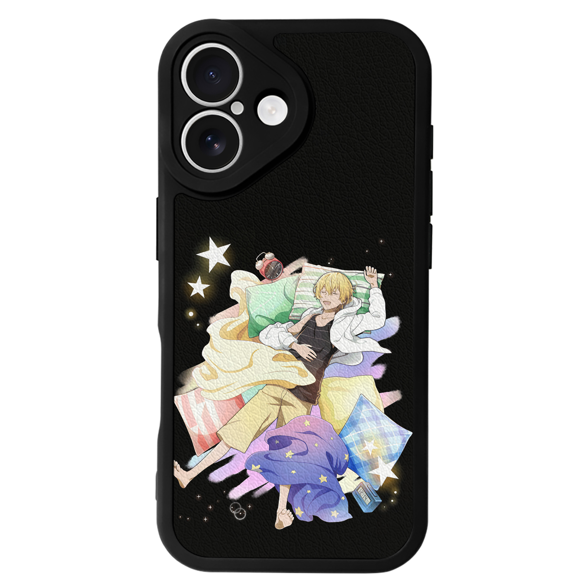 （画像用） 文豪ストレイドッグス Bungo Stray Dogs 【iPhone 16シリーズ対応】シリコンスマホケース（レザー調） 材質：シリコン